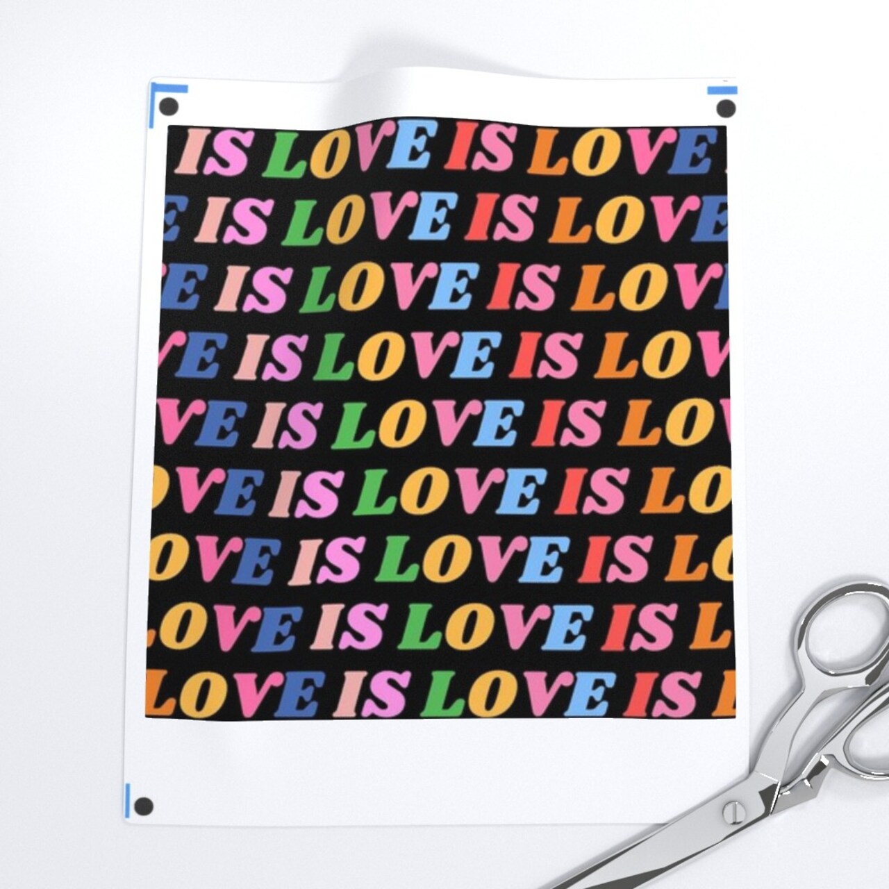 Rainbow Pride Lgbtq Month Love Queer Lgbtqia Gay Trans Bisexual Lesbian Retro Quote Custom Printed Fabric by Spoonflower Various Fabrics by the Yard or Fat Quarter